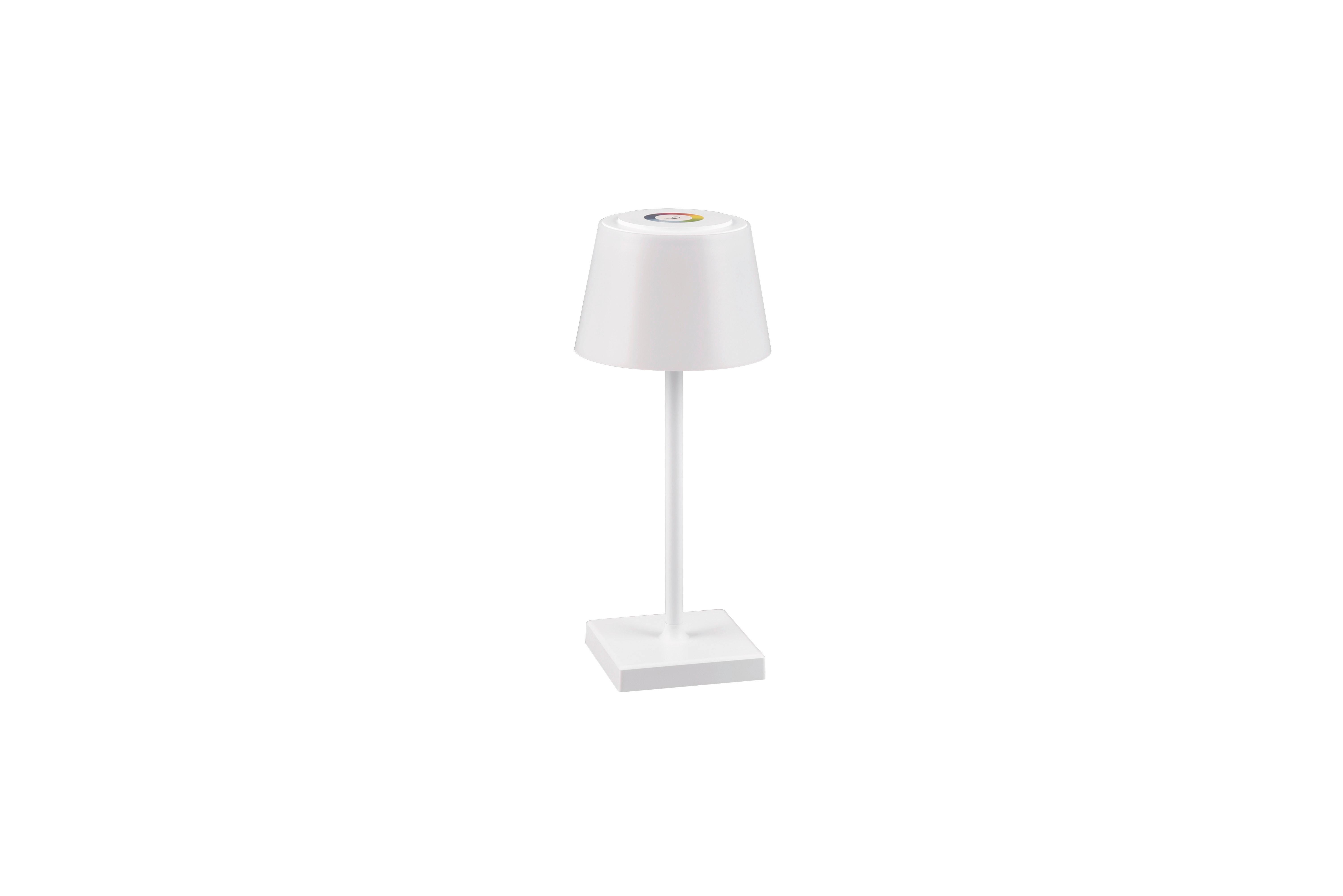 Akku-tischleuchte R54126131 Sanchez - Weiß, KONVENTIONELL, Kunststoff (13/30cm)