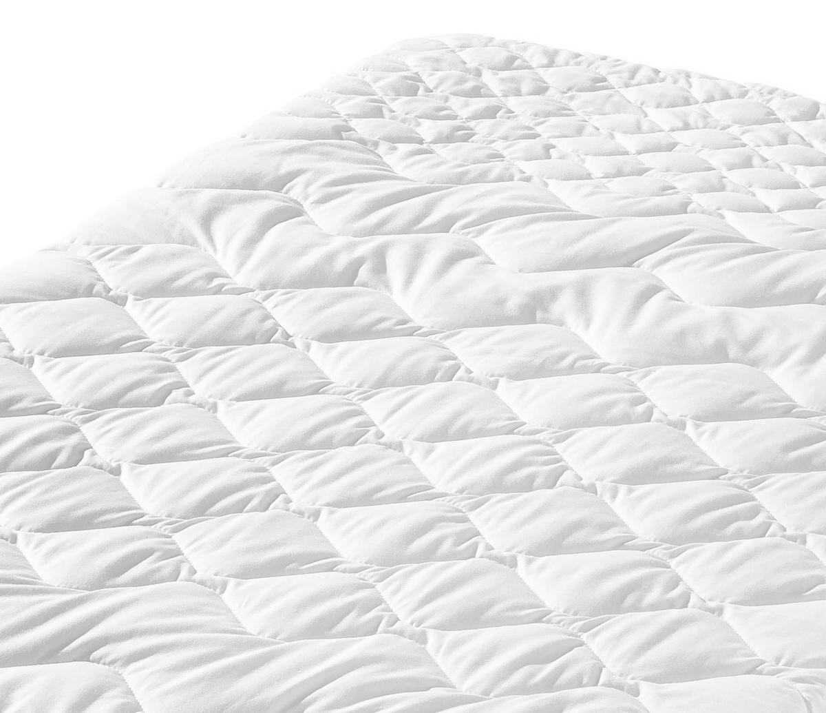 Topper Medisan Softly 180x200 Polyurethanschaumkern 7 Zonen - Weiß, Basics, Textil (180/200cm) - FAN