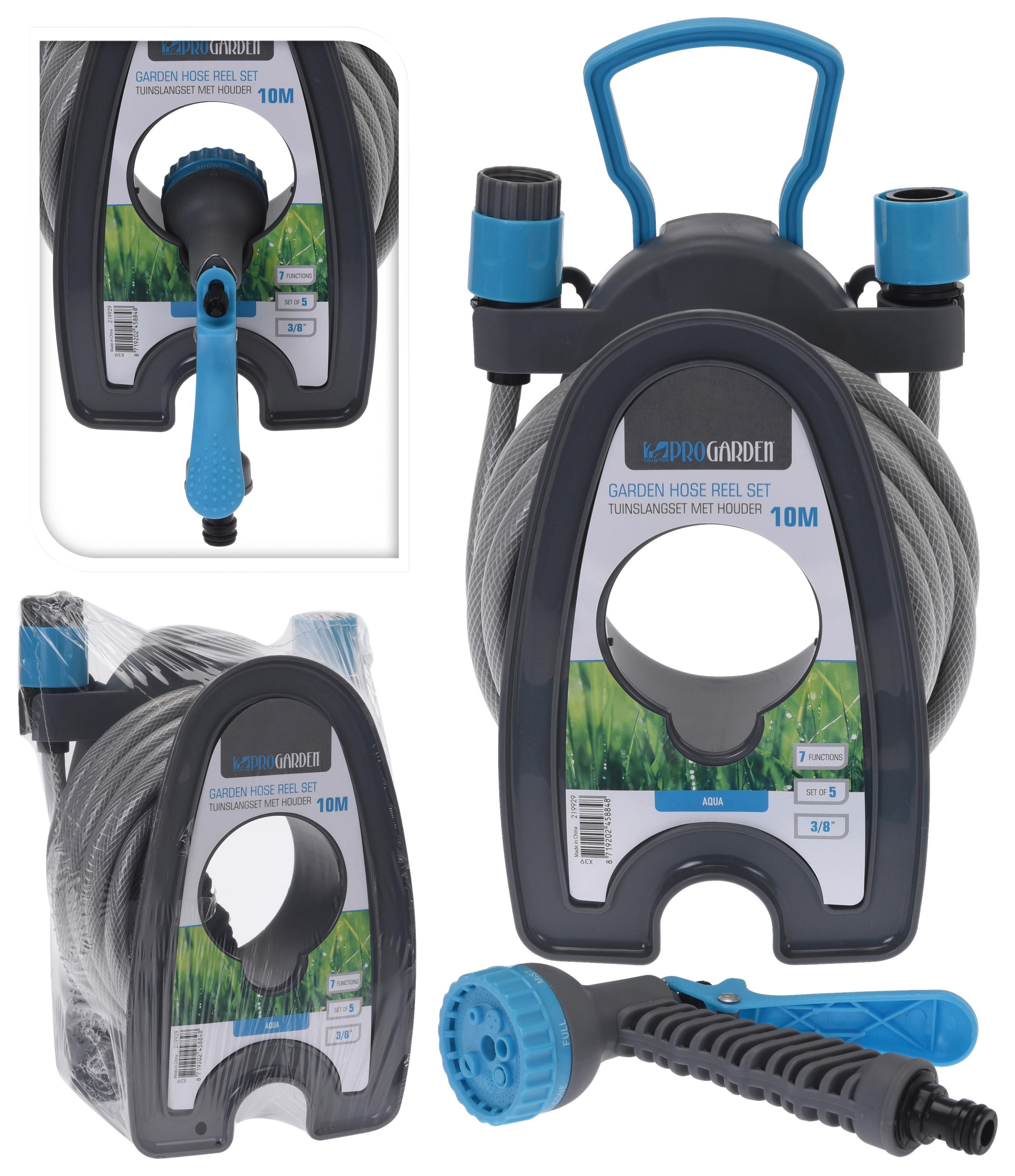 Gartenschlauch Brunni - Blau/Schwarz, Basics, Kunststoff (19,5/27/14cm)