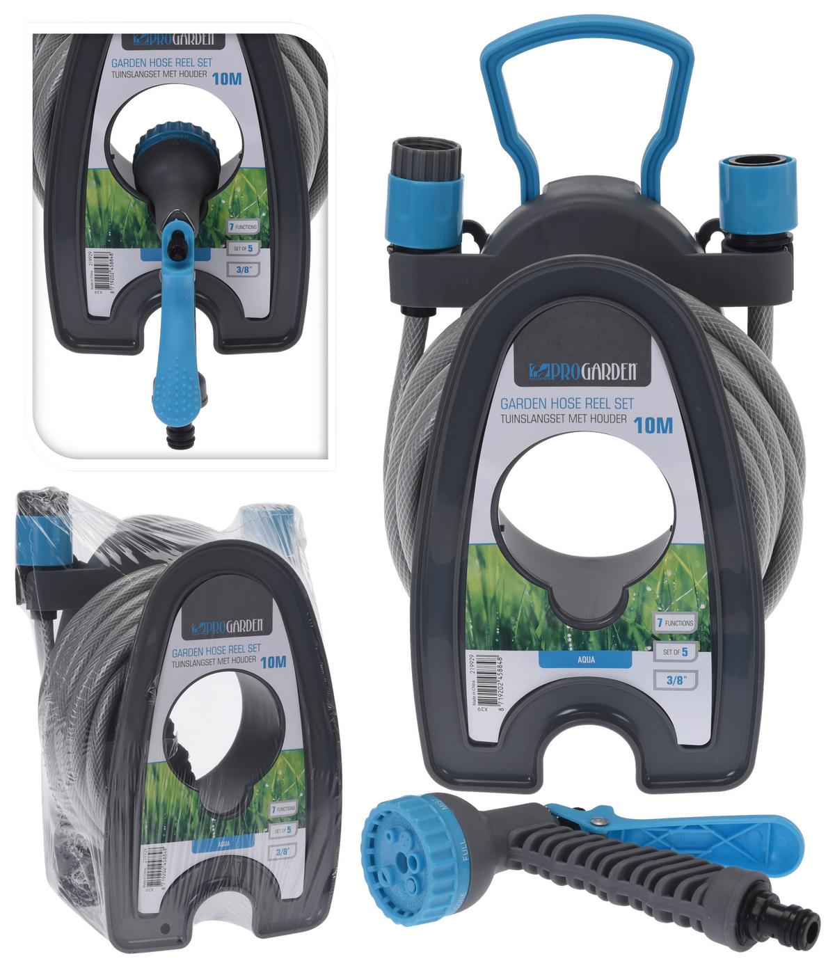 Gartenschlauch Brunni - Blau/Schwarz, Basics, Kunststoff (19,5/27/14cm)