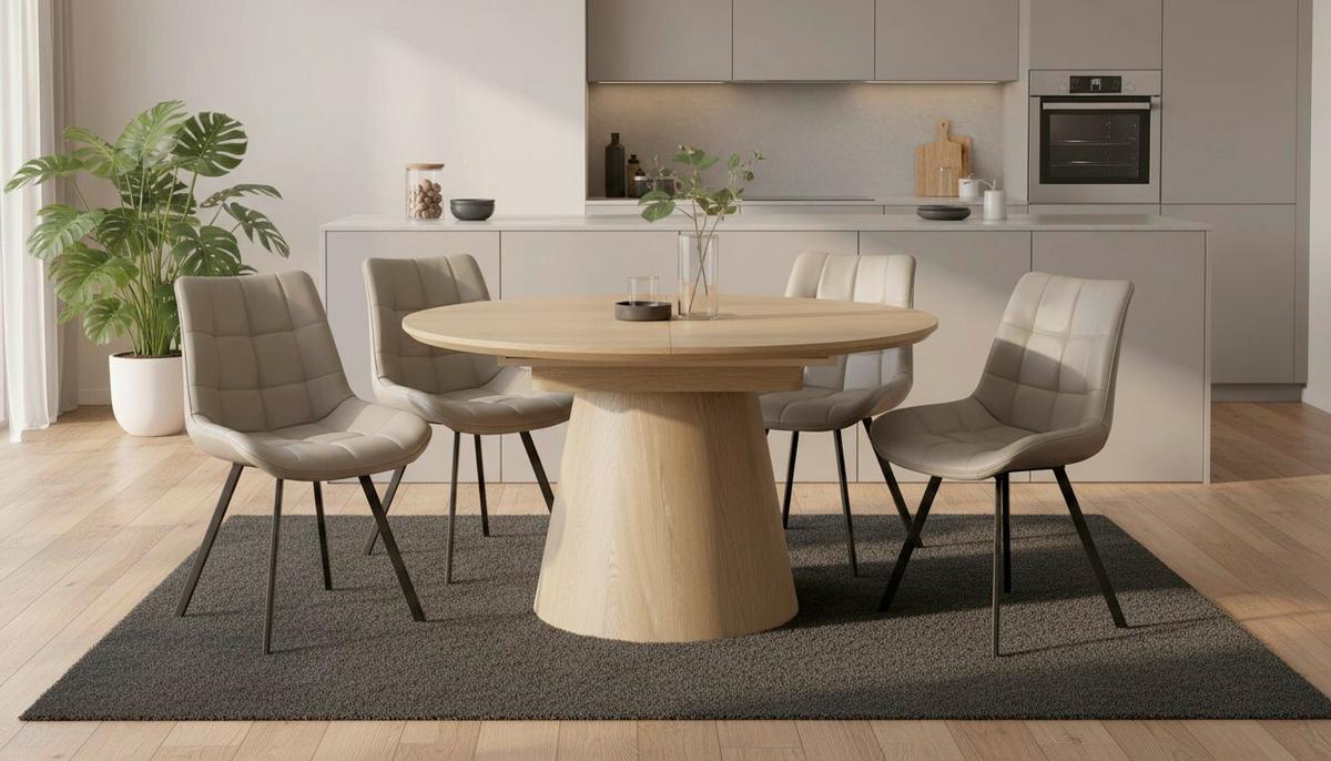 Esstisch Sundsvall Eichefarben L: 120-160 cm - Eichefarben, MODERN, Holz/Holzwerkstoff (120-160/120/76cm) - P & B