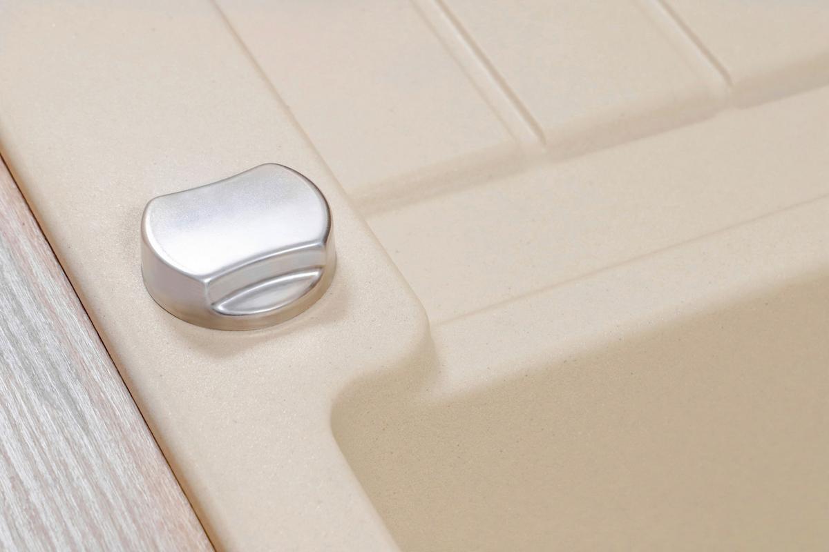 Spüle Austin Creme B: 86 cm - Creme, Design, Stein (86/21/50cm) - Respekta
