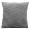 Zierkissen Talisha 40x40 cm Polyester Silber mit Zipp - Silberfarben, MODERN, Textil (40/40cm) - Luca Bessoni