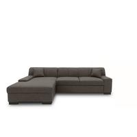 Ecksofa Norma Grau Webstoff - Wengefarben/Grau, Design, Textil (153/268cm) - MID.YOU