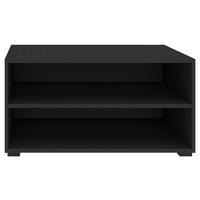 Regal Unit -Elements Mini B: 91,2 cm Anthrazit - Anthrazit/Schwarz, MODERN, Holzwerkstoff (91,2/44,8/40cm) - Ondega
