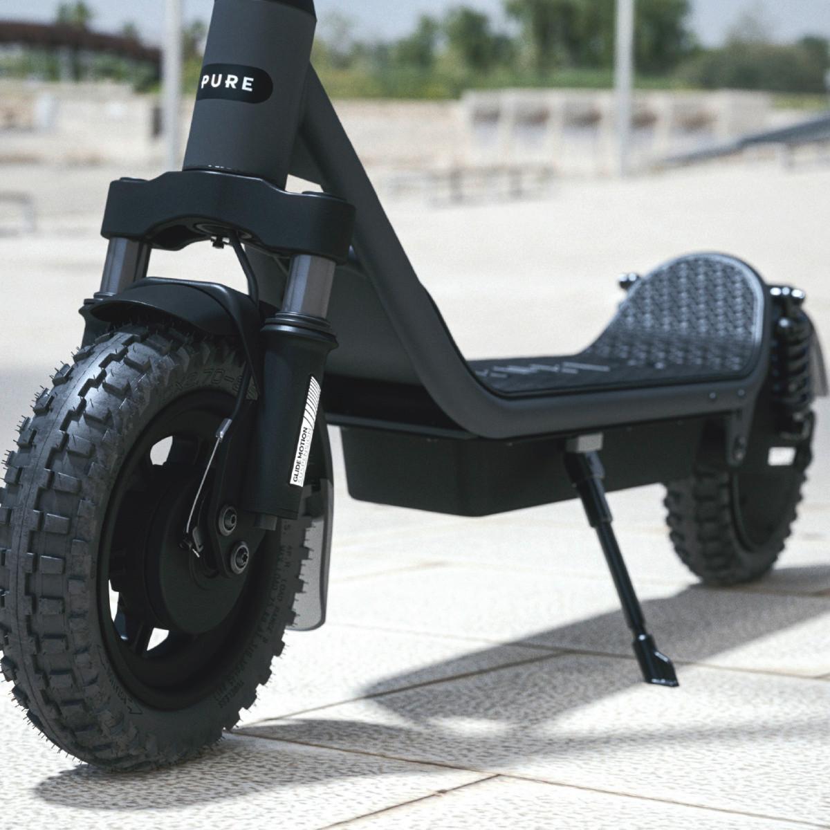 Elektroscooter CS-PURE-AIR6-PP -MG, StVO Konform - Schwarz, Basics, Metall (69/120/123cm)