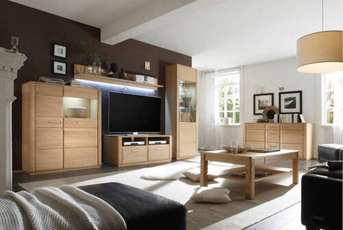 Couchtisch mit Lade teilmassiv Sena Eichefarben - Eichefarben, Design, Holz/Holzwerkstoff (115/42/65cm) - Livetastic