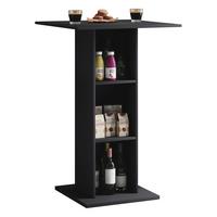 Barový stůl Standos černý š: 70cm - černá, Basics, kompozitní dřevo (70/70/108cm) - MID.YOU