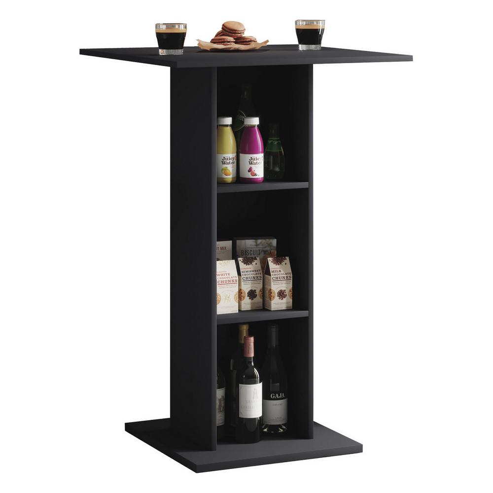 E-shop Barový Stôl Standos Čierny Š: 70cm