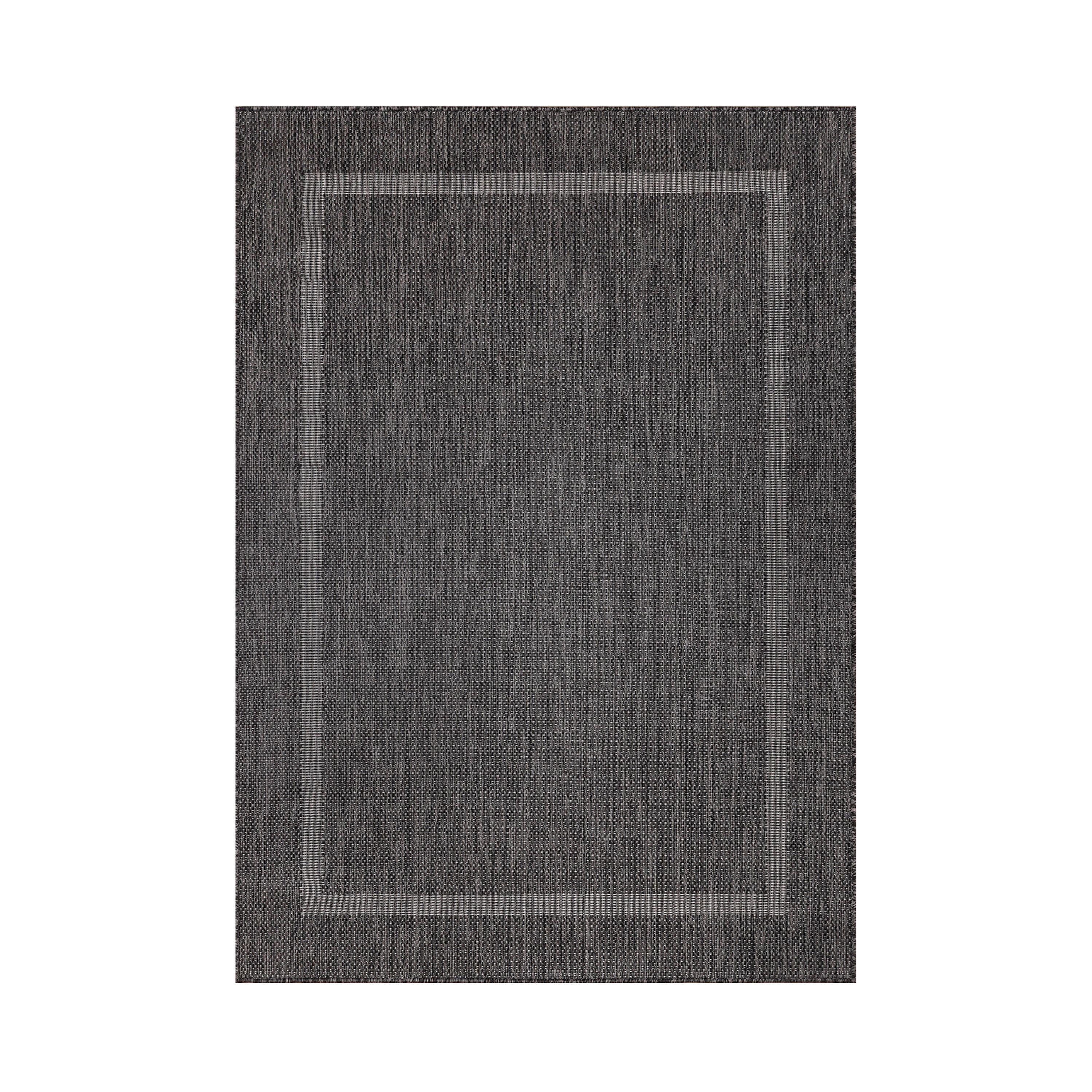 FLACHWEBETEPPICH RELAX - Schwarz, Basics, Textil (120/170cm) - Ayyildiz 