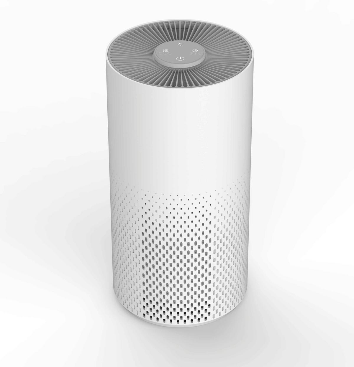 Luftreiniger Volume Bis 16 M², Hepa-Filter - Weiß, Basics, Kunststoff (20/39/20cm) - P & B
