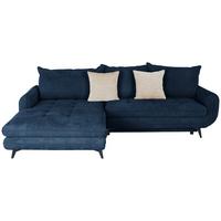 Ecksofa Wave - Beige/Schwarz, MODERN, Textil (189/266cm)