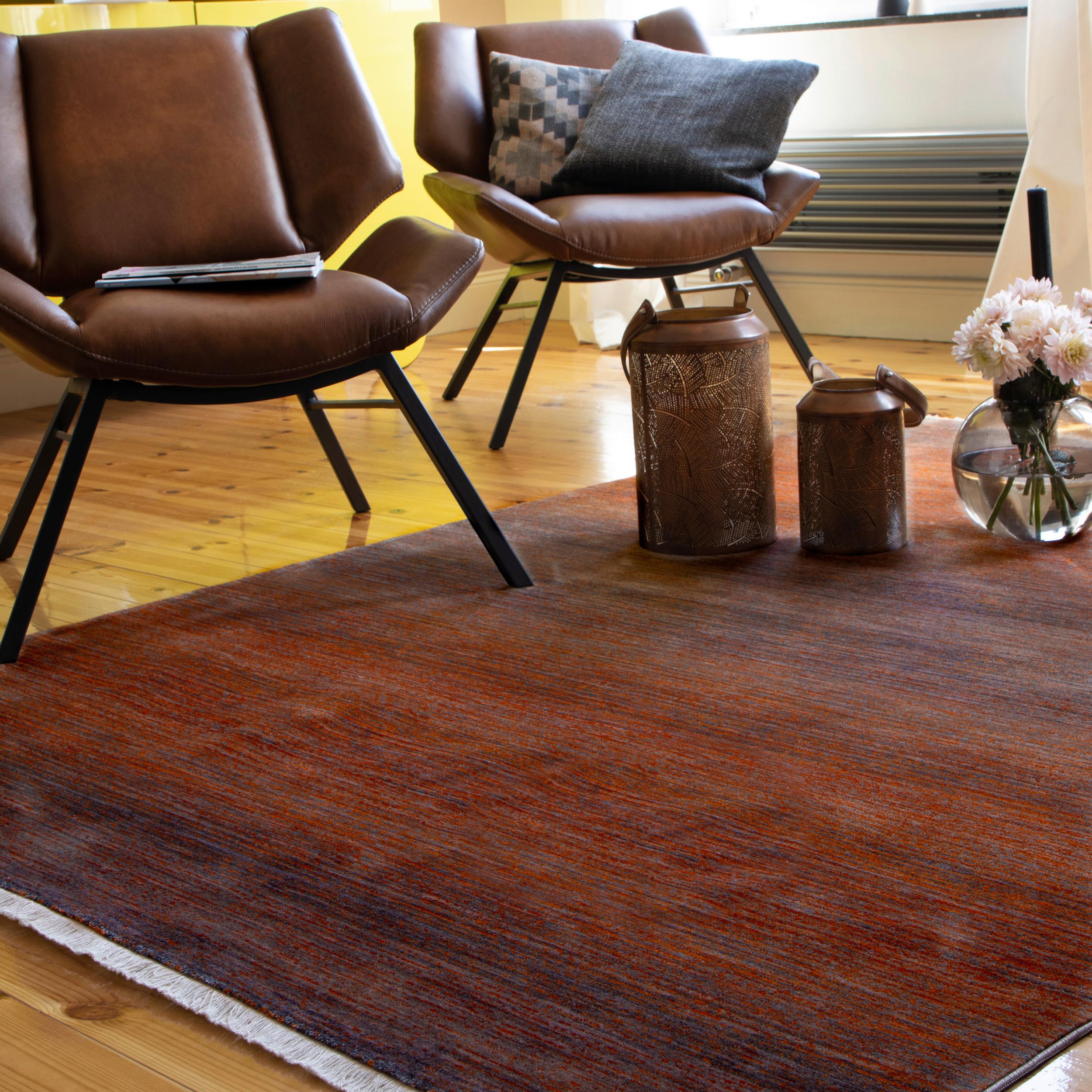Flachwebteppich My Laos 468 - Koralle, Basics, Textil (200/285cm) - Obsession
