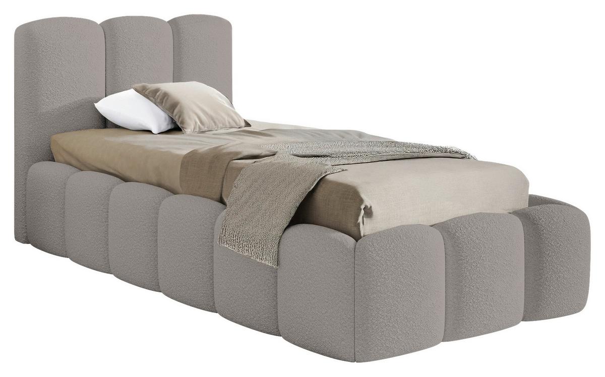 Polsterbett Artamide Grau Lf: 90x200 Cm - Grau, MODERN, Holz/Textil (90/200cm) - Livetastic