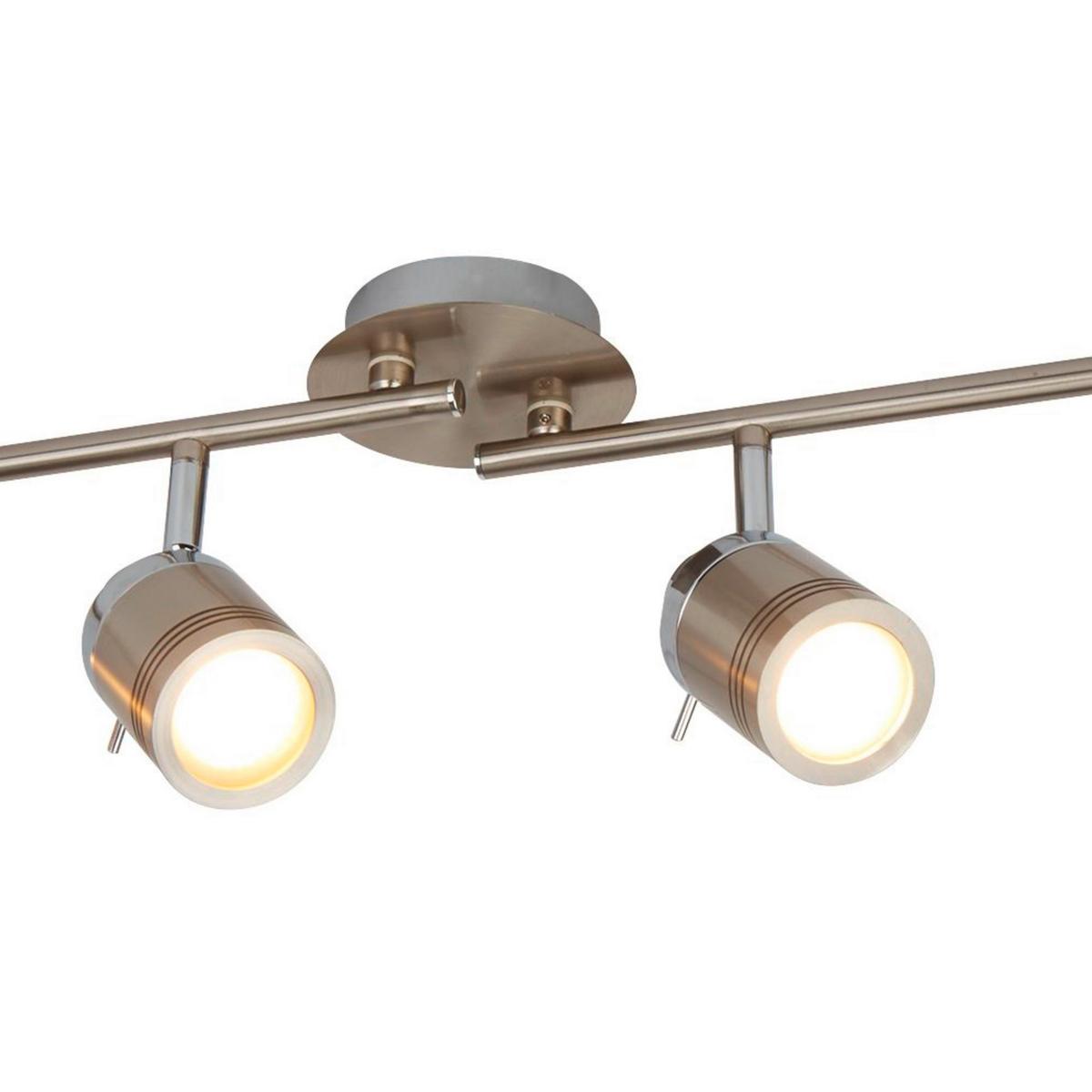 Deckenleuchte 4lt 6604ss - Design, Glas/Kunststoff (79/19.5/13cm)