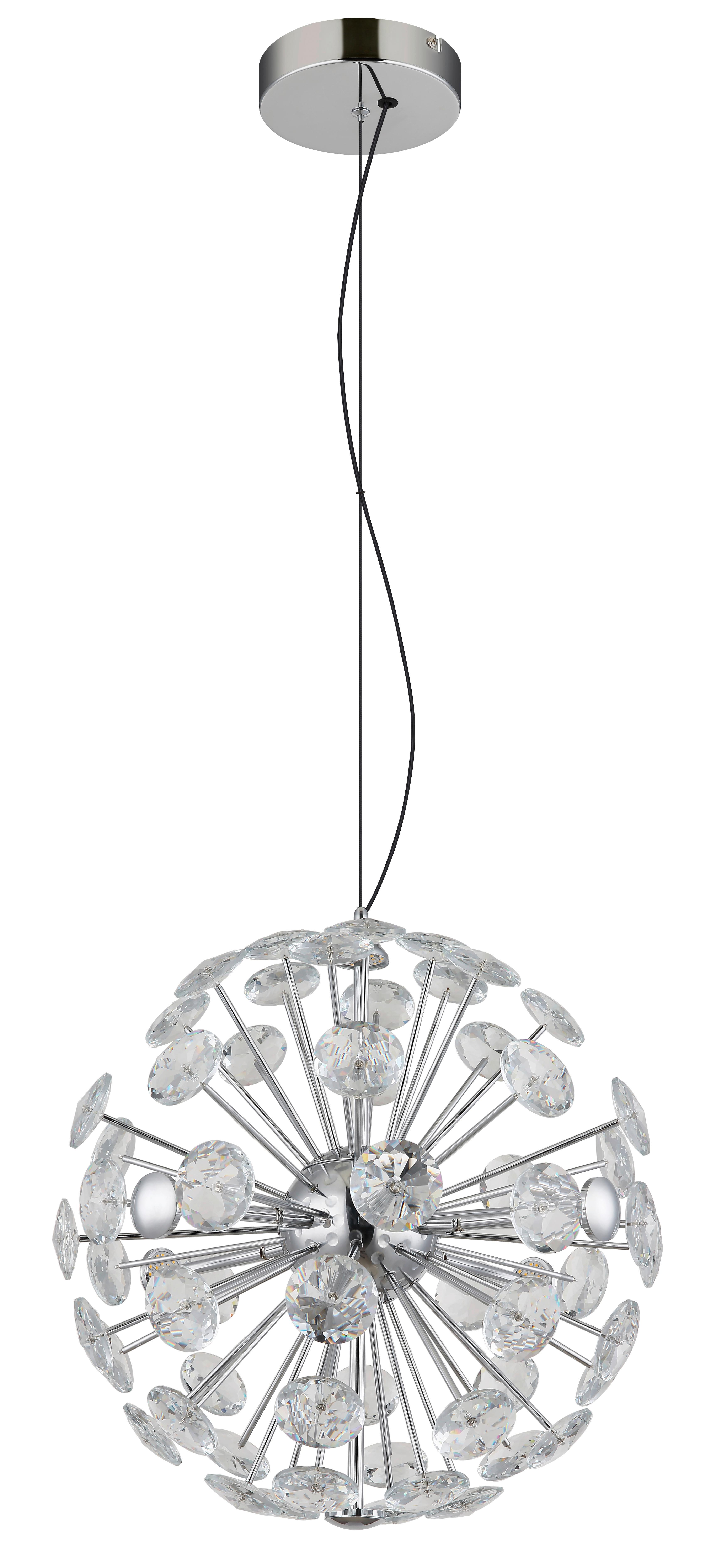 Hängeleuchte Virina 230V, DxH: ca. 45x150 cm - KONVENTIONELL (45/150cm) - Globo