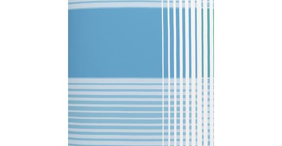 Seersucker Bettwäsche 140x200 cm Enja Baumwolle Blau/Türkis - Türkis/Blau, MODERN, Textil (140/200cm) - Luca Bessoni