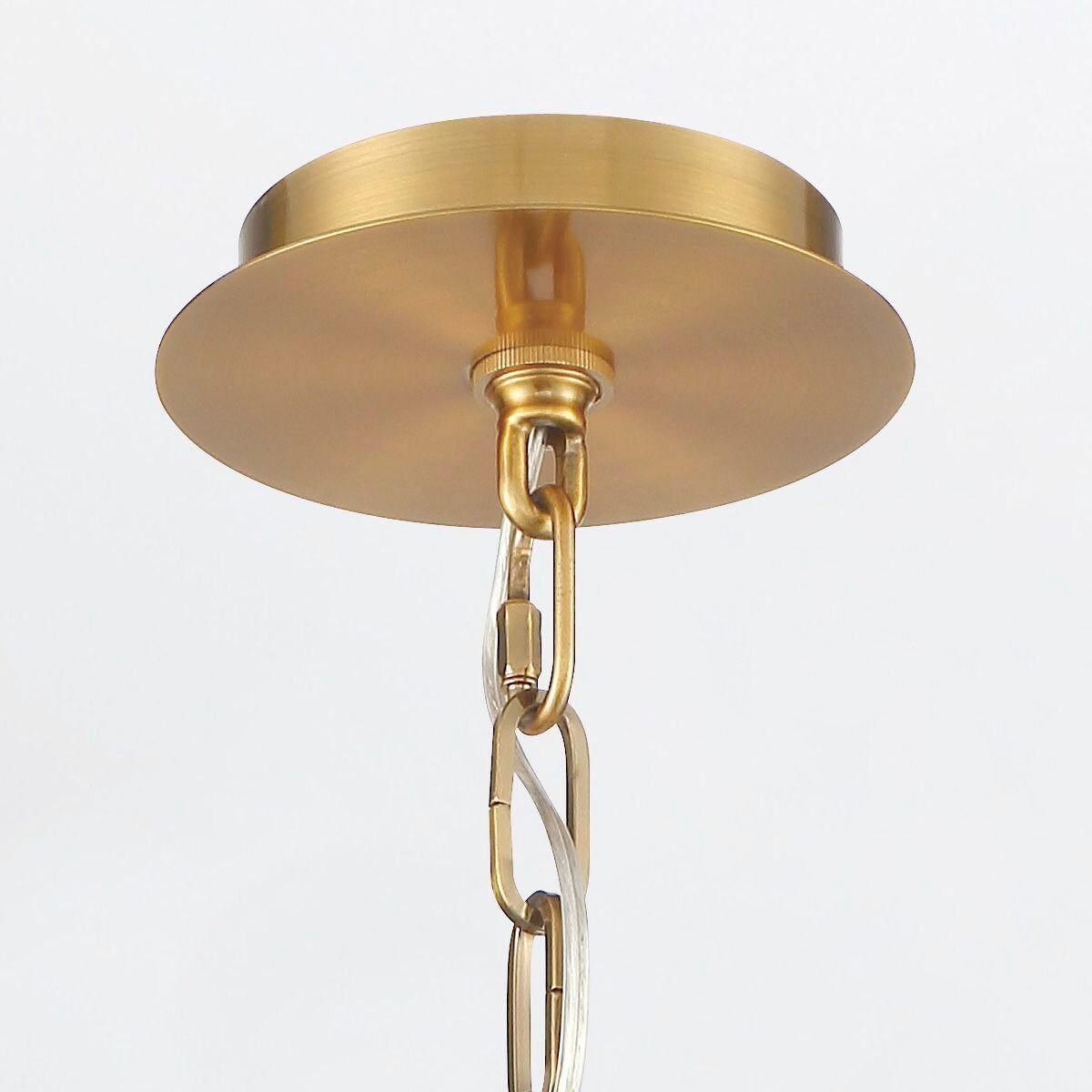 Függeszték Qn-Nottingham-1p-Ab - sárgarézszínű, Konventionell, üveg/fém (36/58,5cm) - Elstead Lighting