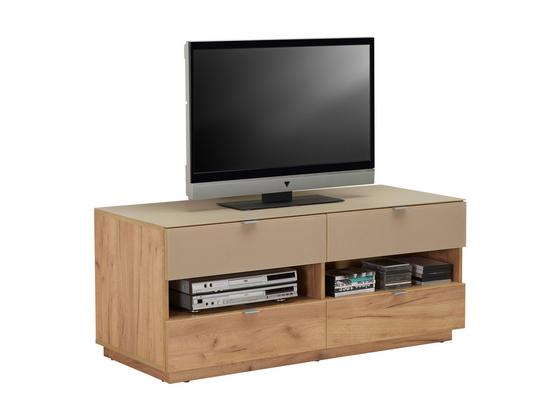 Tv - Elem Contur - tölgy színű, modern, üveg/faanyagok (130/54/52cm) Tv - Elem Contur - tölgy színű, modern, üveg/faanyagok (130/54/52cm)