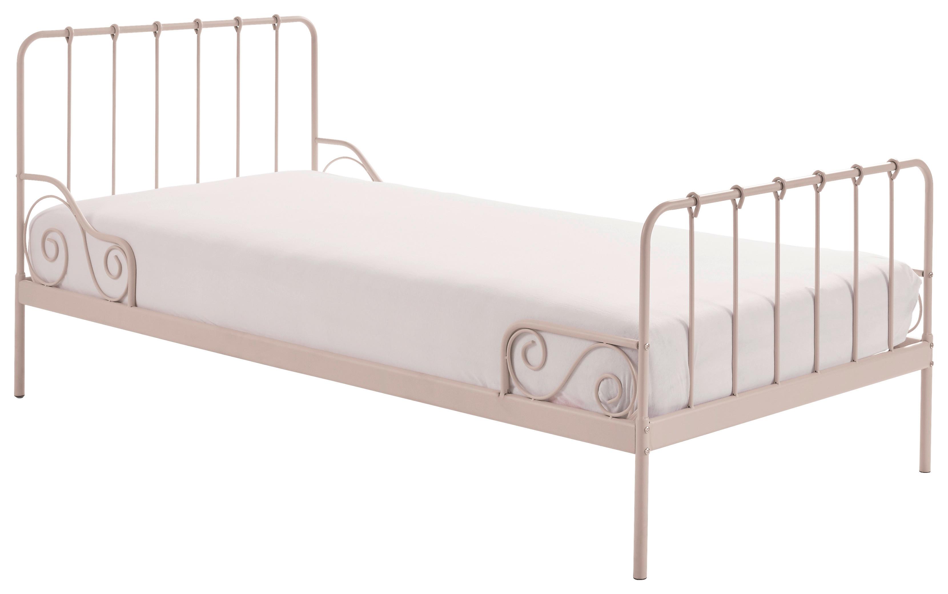 Kinder-/Juniorbett Alice 90x200 cm Rosa - Rosa, ROMANTIK / LANDHAUS (90/200cm) - MID.YOU