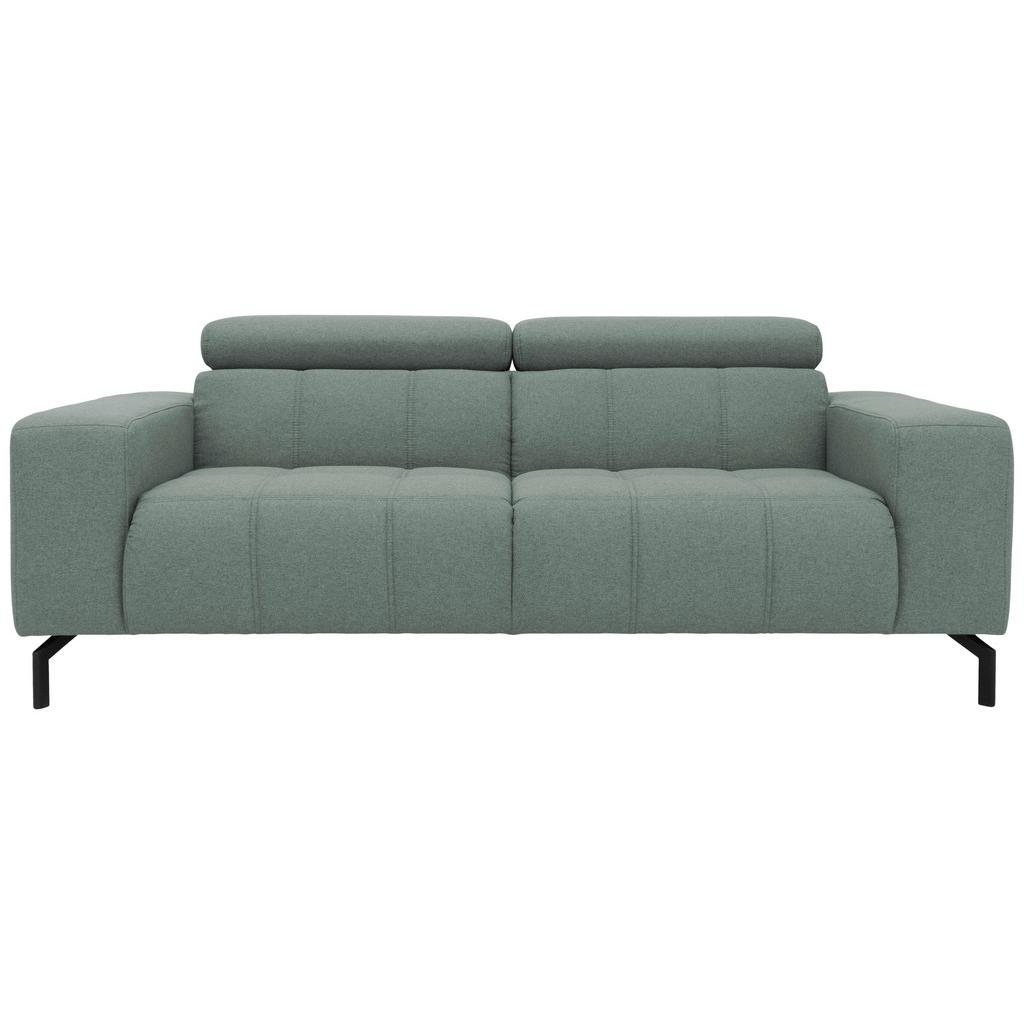 2-Sitzer-Sofa Cunelli Türkis Webstoff