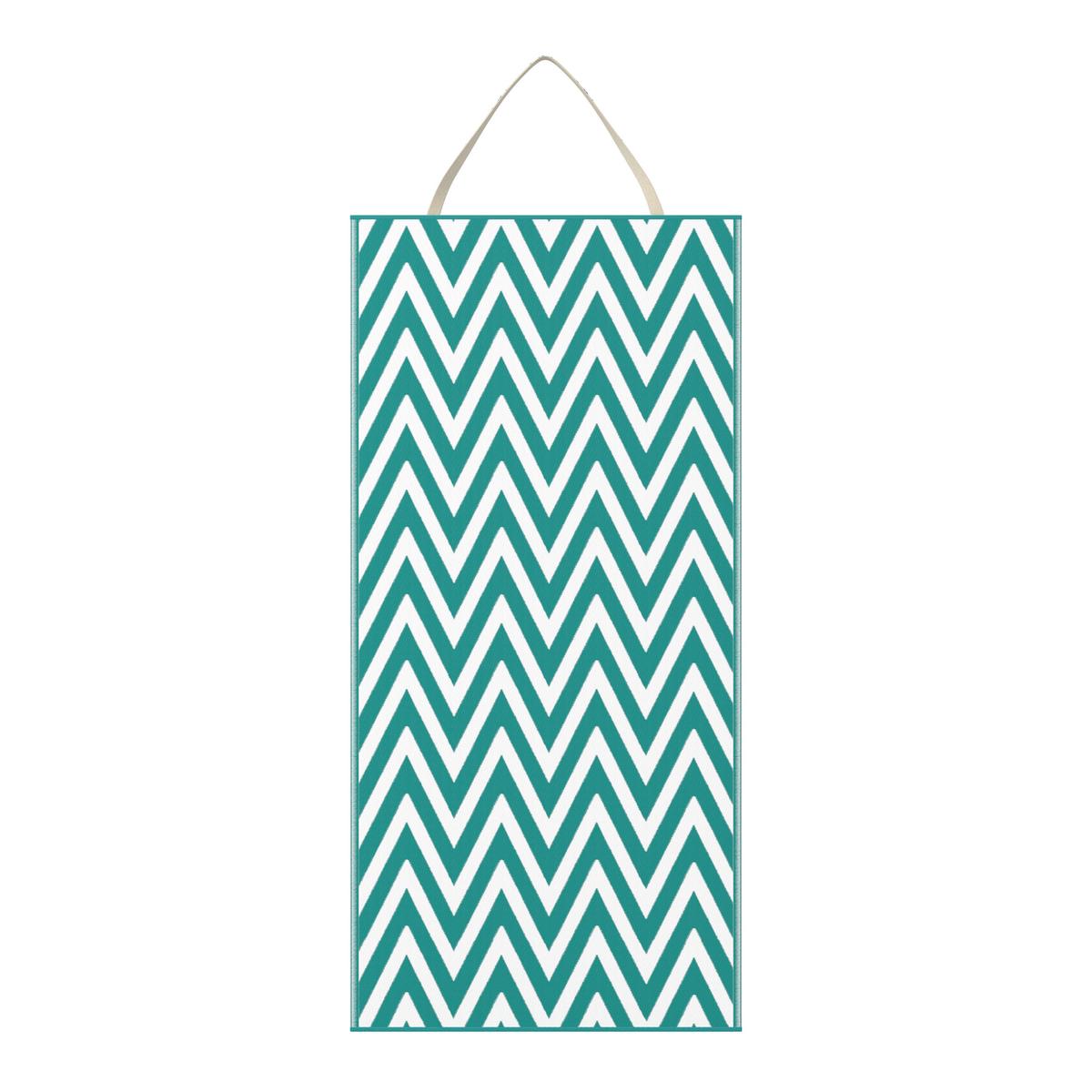 PLÁŽOVÁ PODLOŽKA RIYA - tyrkysová, Modern, textil/plast (70/170cm) - Bessagi Garden