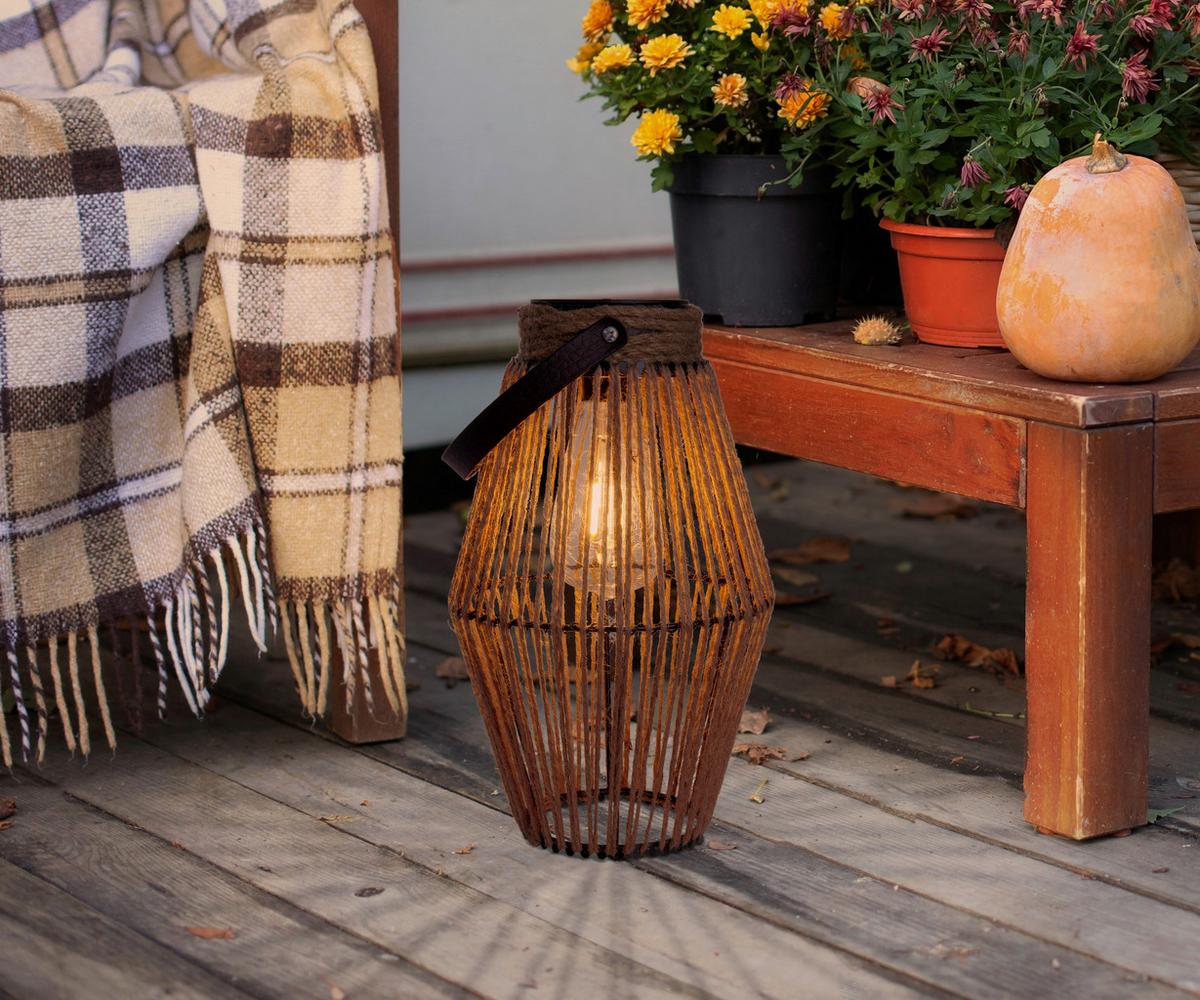 Solarleuchte 5293127 - Naturfarben, Basics, Kunststoff/Metall (18/18/30cm) - Näve