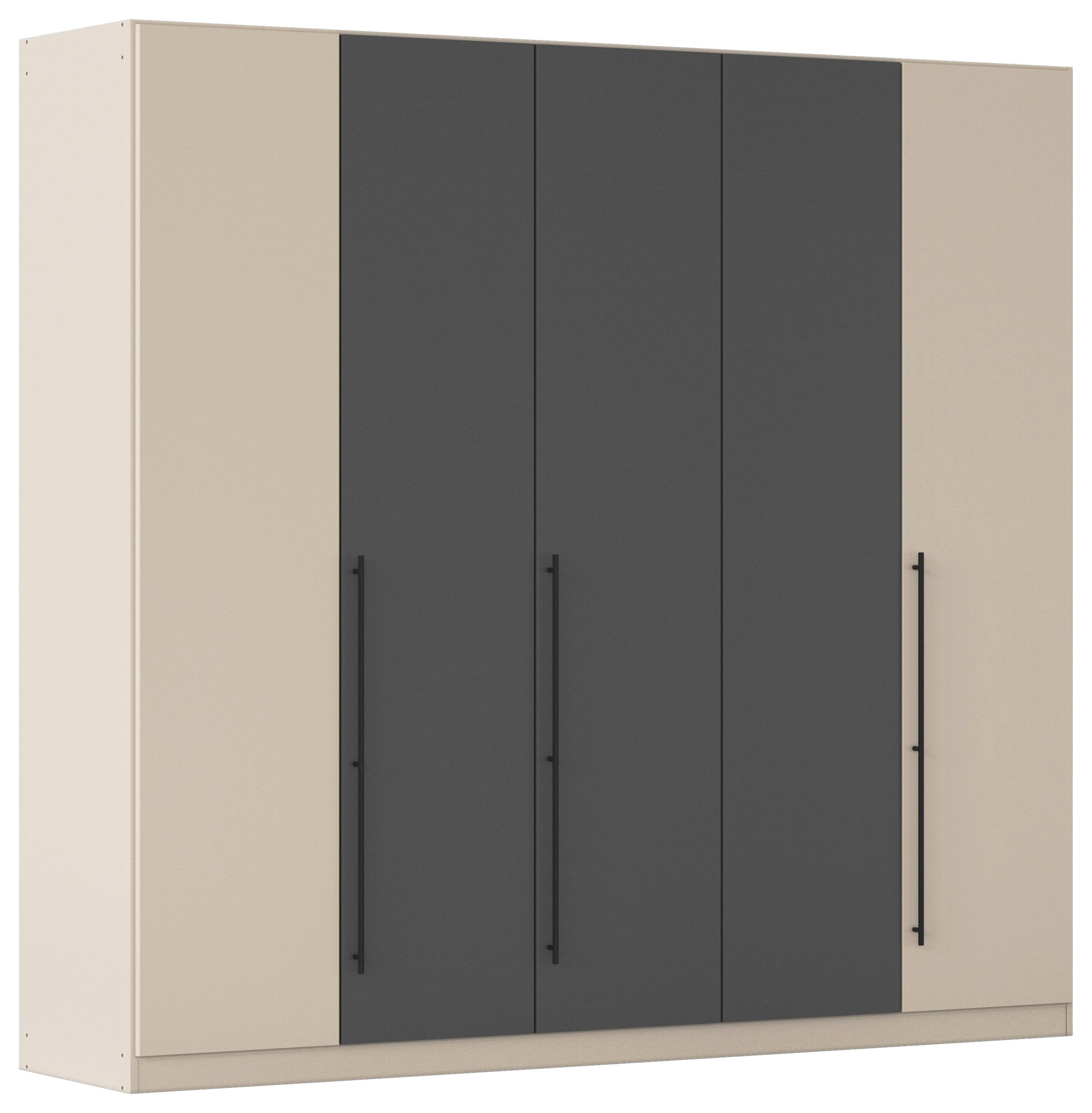 Kleiderschrank Safari Grau/Champagner B: 226cm