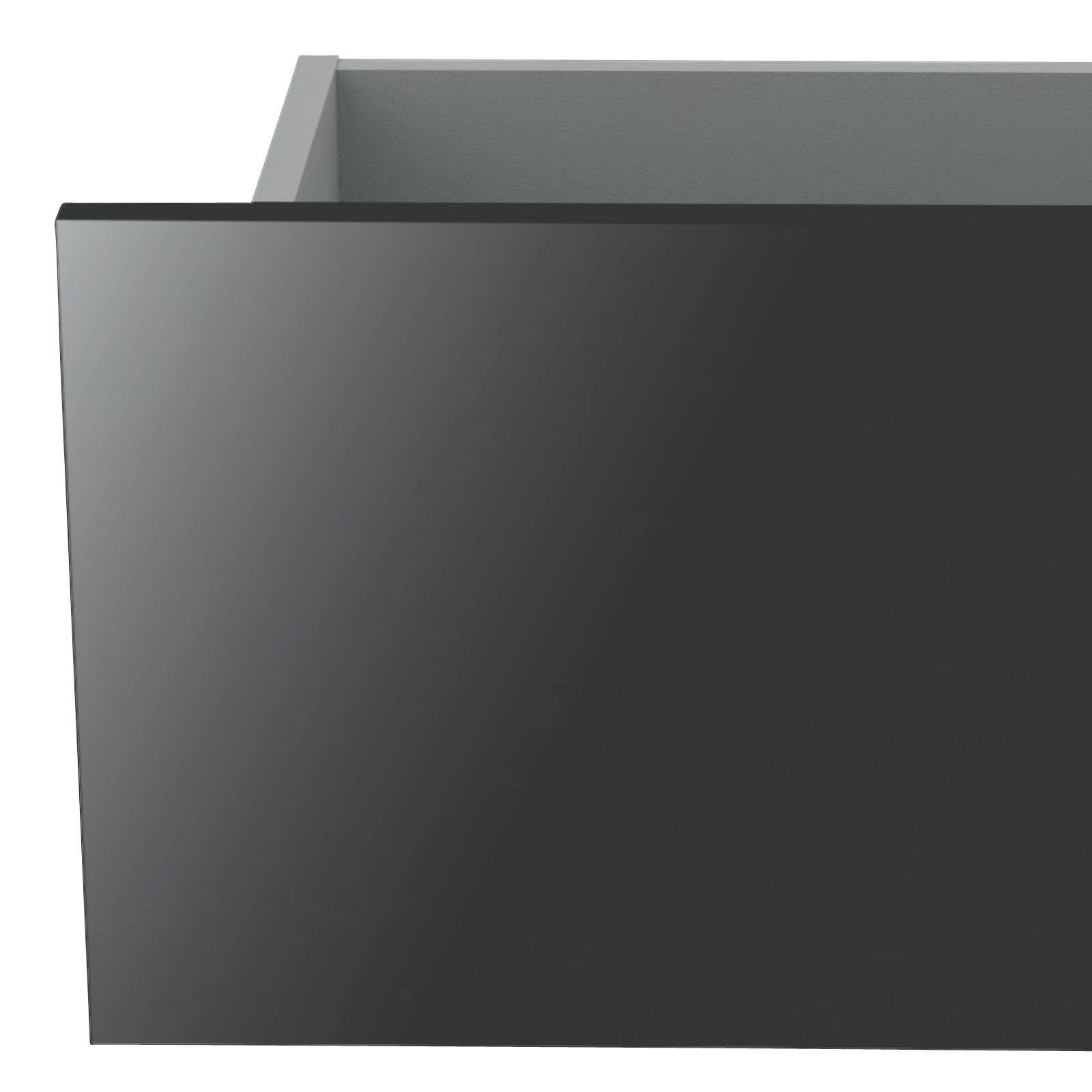 ZÁSUVKA UNIT-ELEMENTS - antracitová, Modern, kompozitné drevo (45,3/21,9/36,6cm) - Ondega
