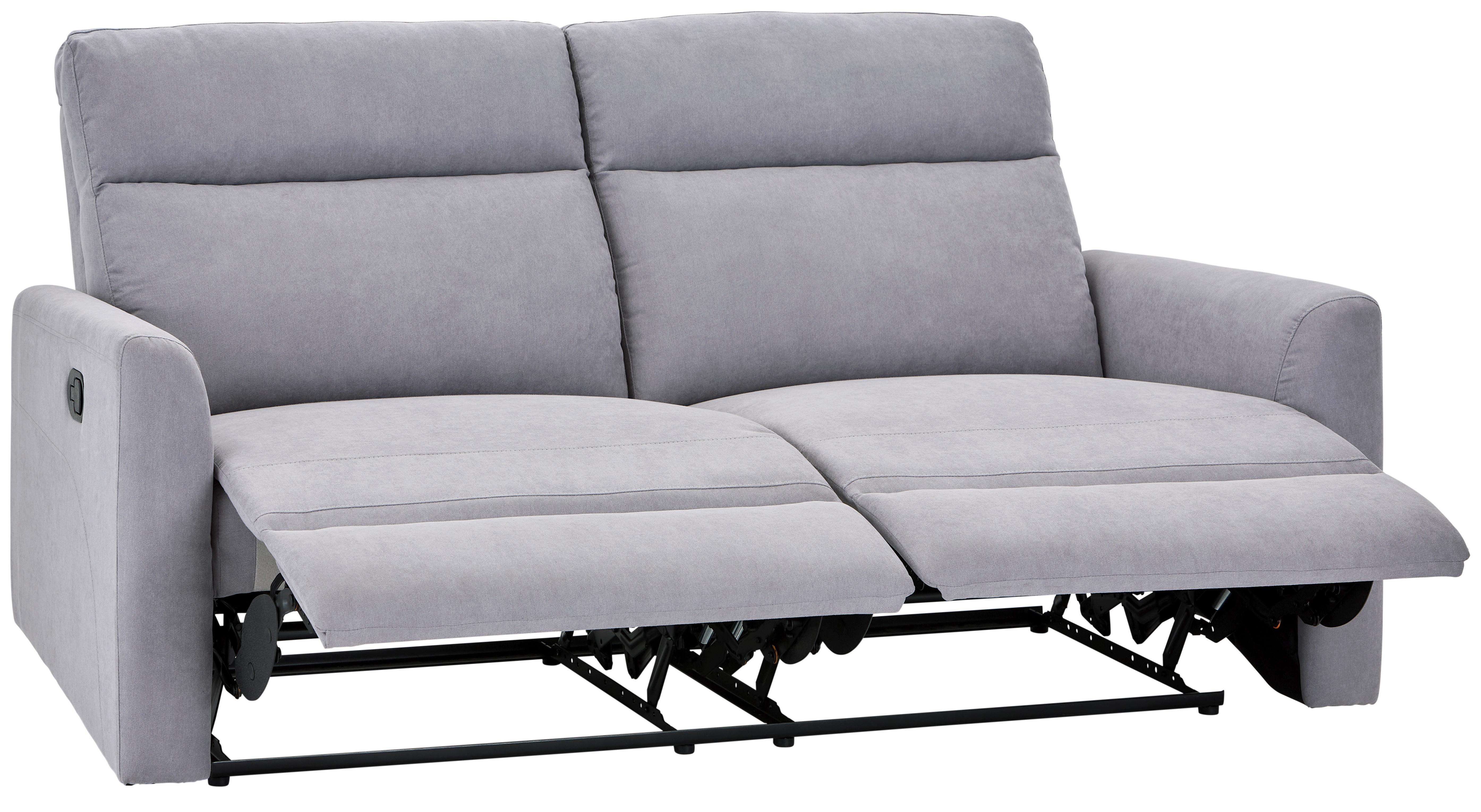 Kétüléses Kanapé Promo - világosszürke, Basics, textil (198/100/93cm) - Ondega