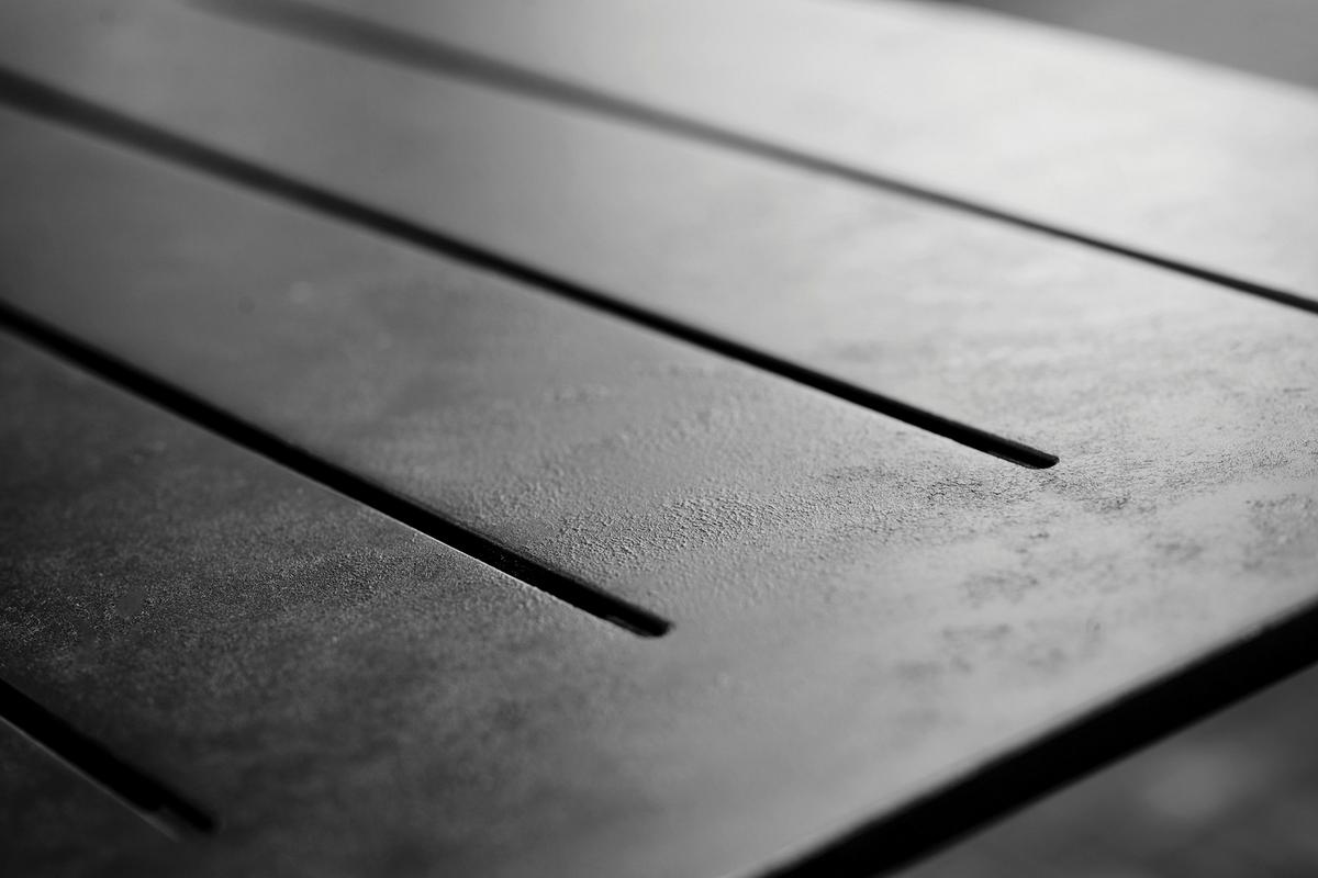 Gartentisch Metalea Table Metall L: 146 cm - Schwarz, Basics, Kunststoff/Metall (146/75/87cm) - Keter