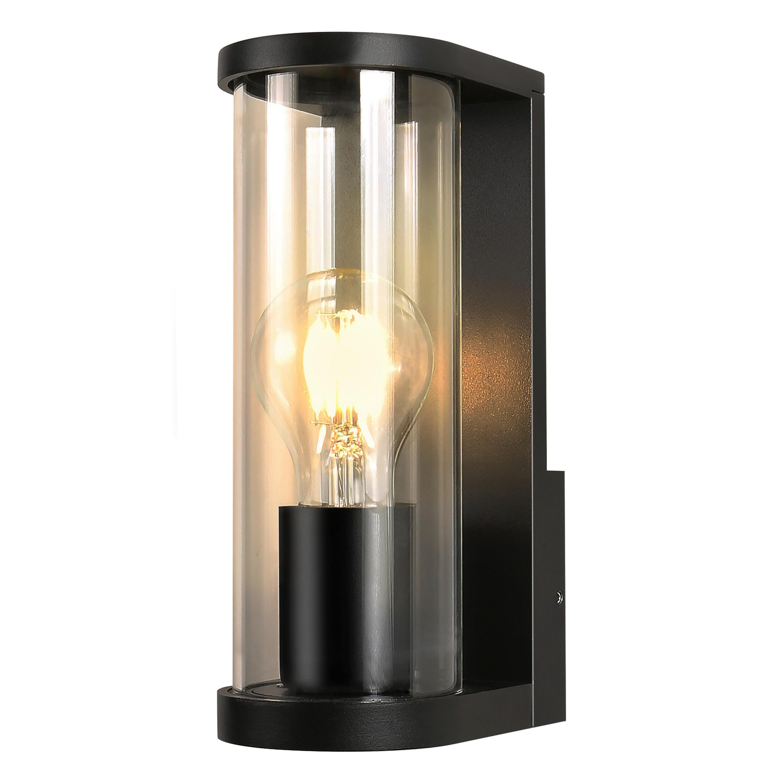 LED-Außenleuchte 21-32386 Ficus - Schwarz, Design, Metall (8.5/11.9/22.2cm)