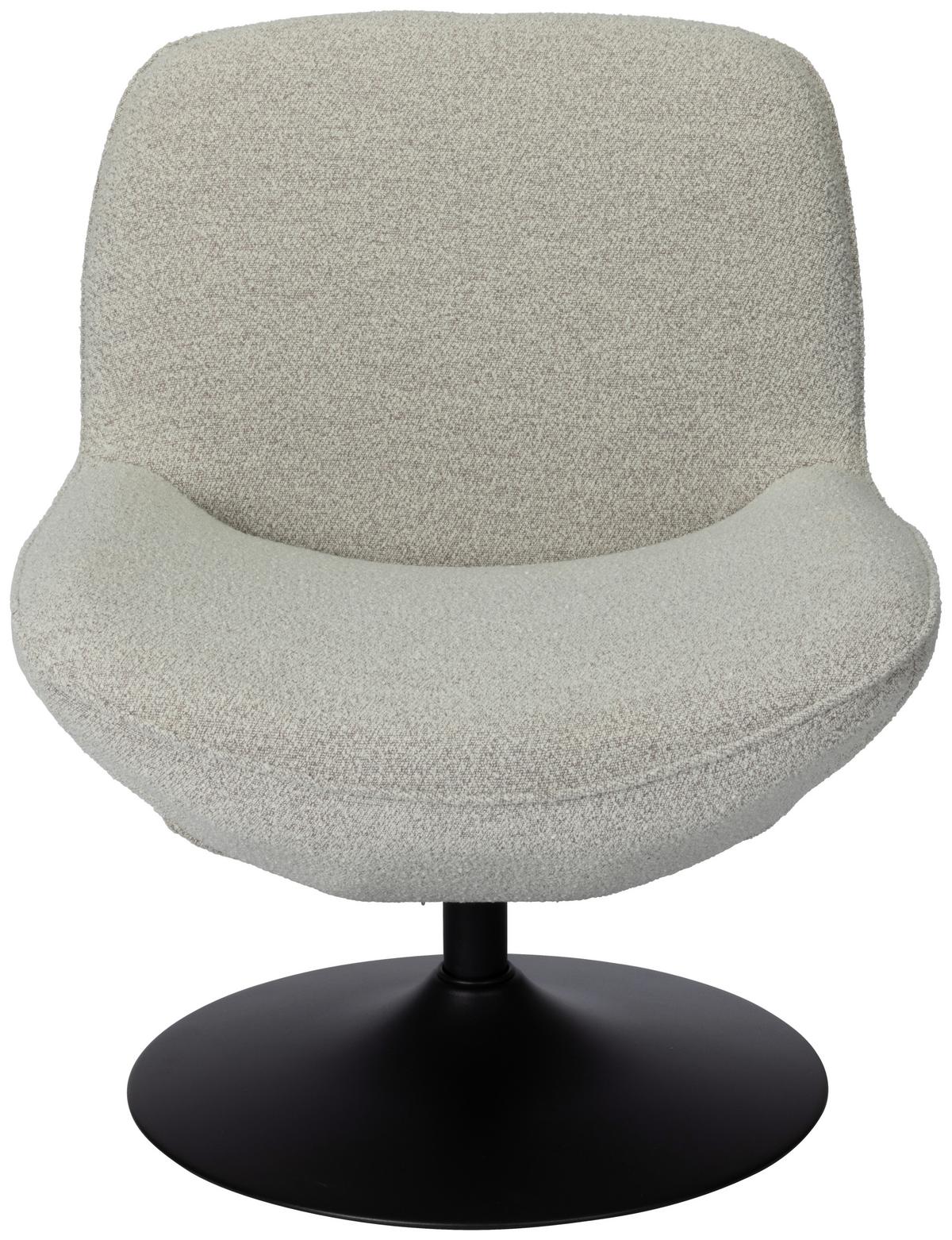 Relaxsessel Ramo Grau B: 69 Cm - Schwarz/Grau, Basics, Textil/Metall (69/77/72cm) - Livetastic