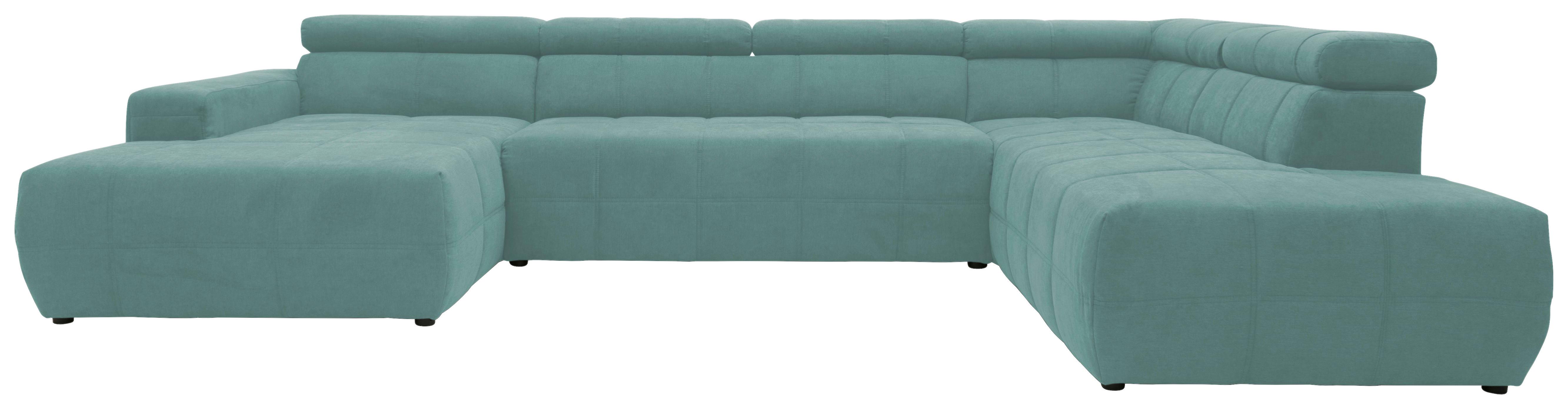 Wohnlandschaft Brandon Kopfteilverstellung Mintgrün