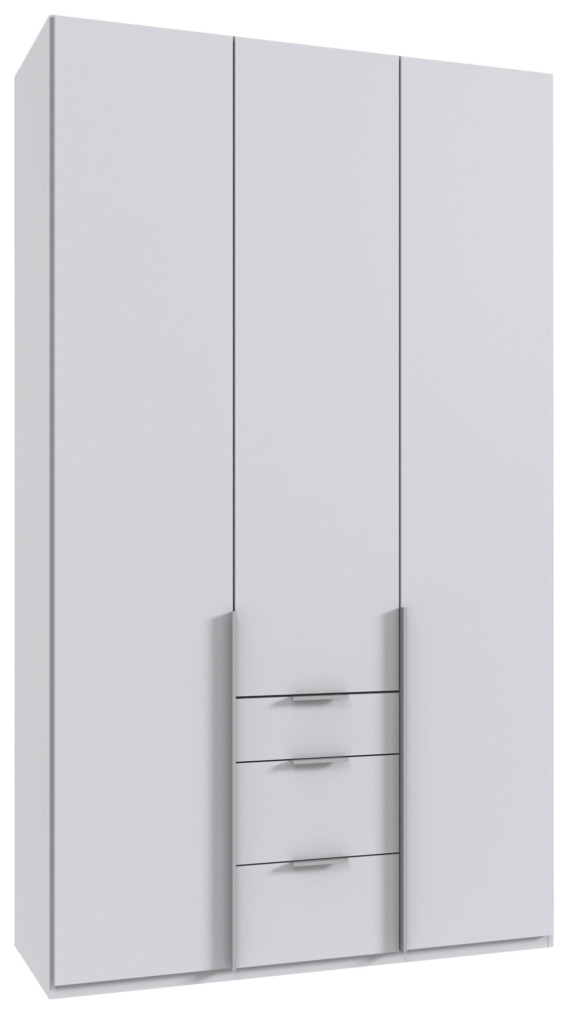 Drehtürenschrank New York Weiß B: 135 cm