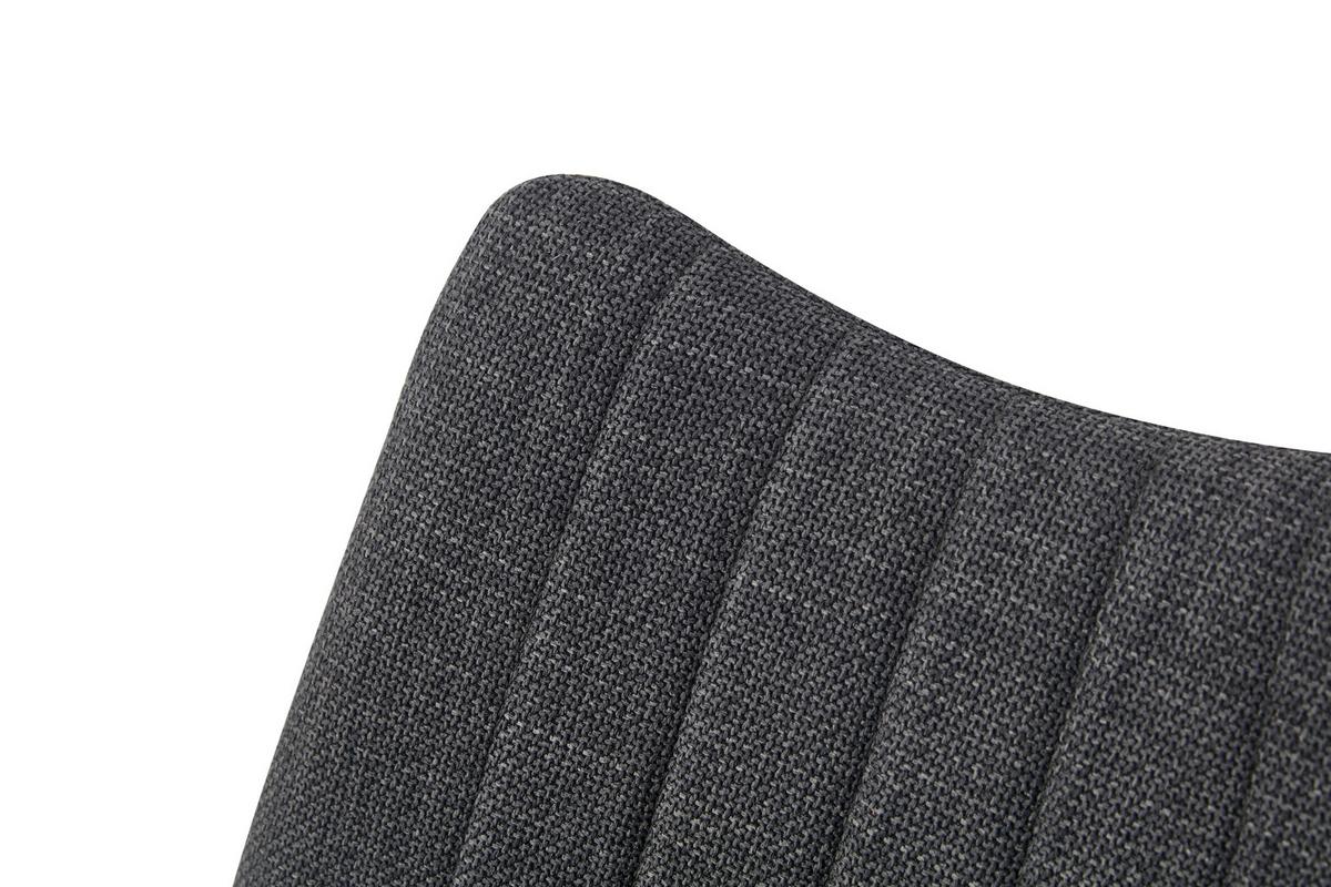 Stuhl-Set Lotta 2-Teilig Anthrazit B: 53 cm - Anthrazit/Schwarz, MODERN, Textil/Metall (53/86/59cm) - MID.YOU