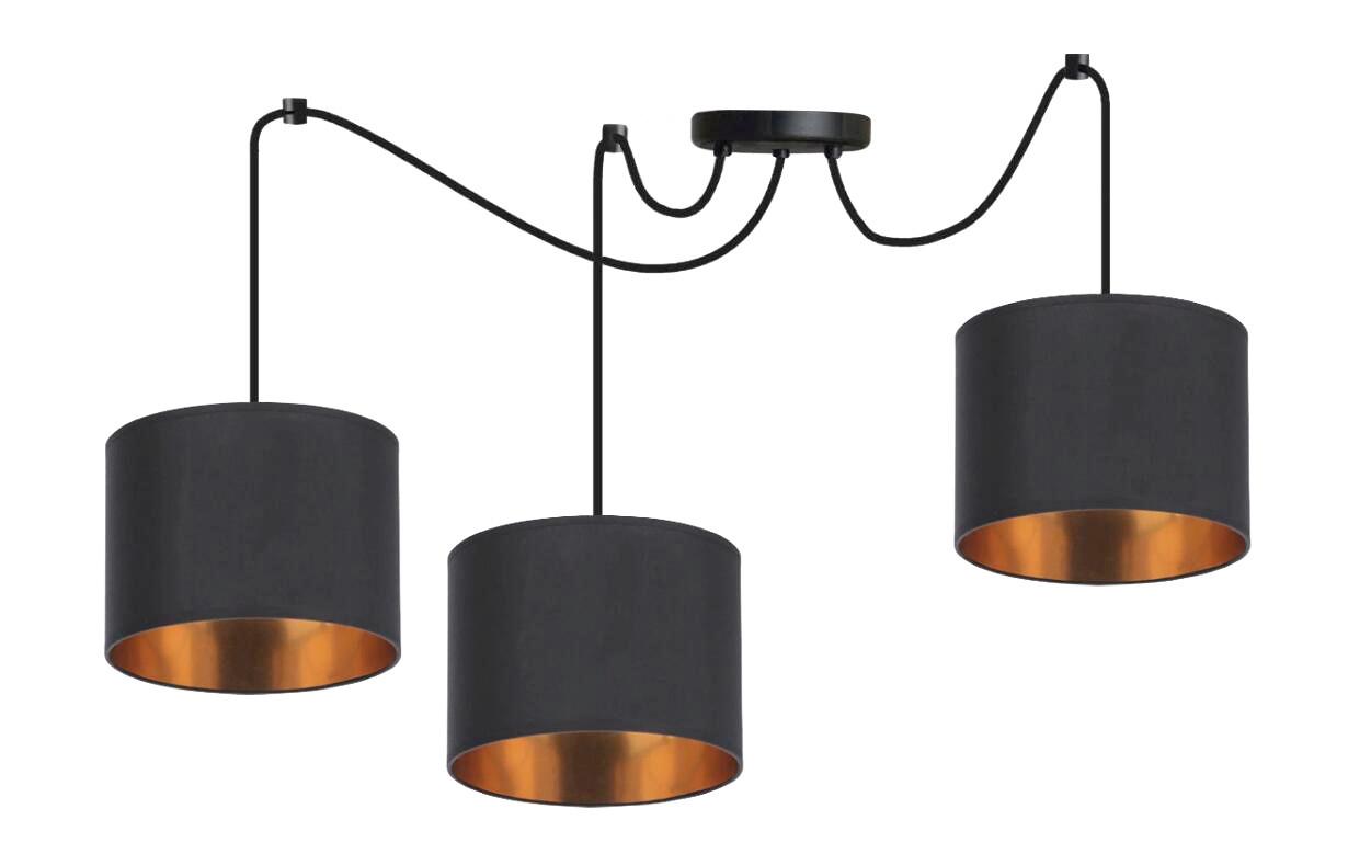 Pendelleuchte 33-0859 Candida - Schwarz, Design, Kunststoff/Metall (100/100/150cm)