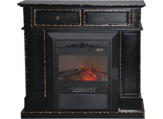 Elektrokamin Tjure - Schwarz, KONVENTIONELL, Holzwerkstoff/Metall (91,5/86/30,5cm) Elektrokamin Tjure - Schwarz, KONVENTIONELL, Holzwerkstoff/Metall (91,5/86/30,5cm)