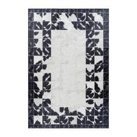 Flachwebteppich Fiesta - Creme/Schwarz, Design, Textil (140/200cm) - Novel