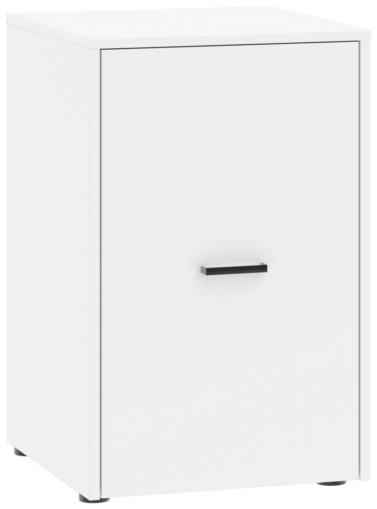 Unterbauschrank Kivo Weiß, B: 45 cm - Weiß, Basics, Holzwerkstoff (45/69,8/52,1cm)