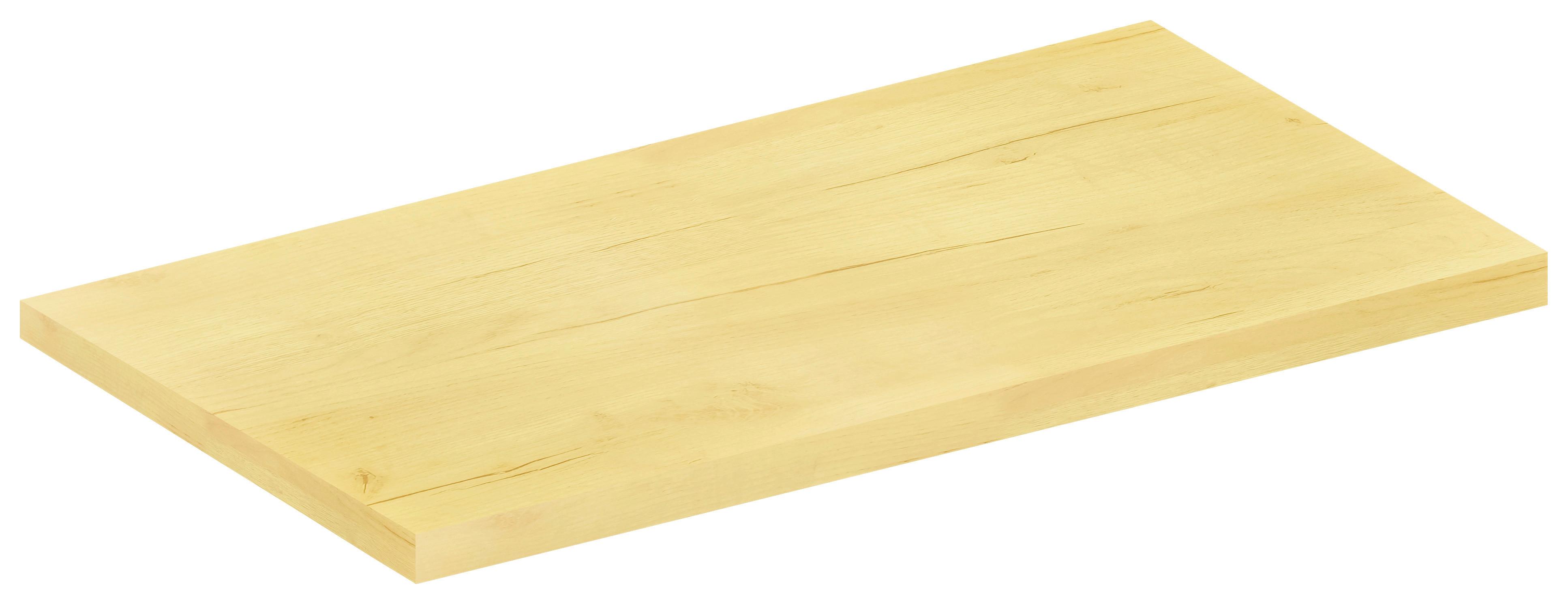 Arbeitsplatte Fasola - Honigeiche, Trend, Holzwerkstoff (120/3/60cm) - MID.YOU