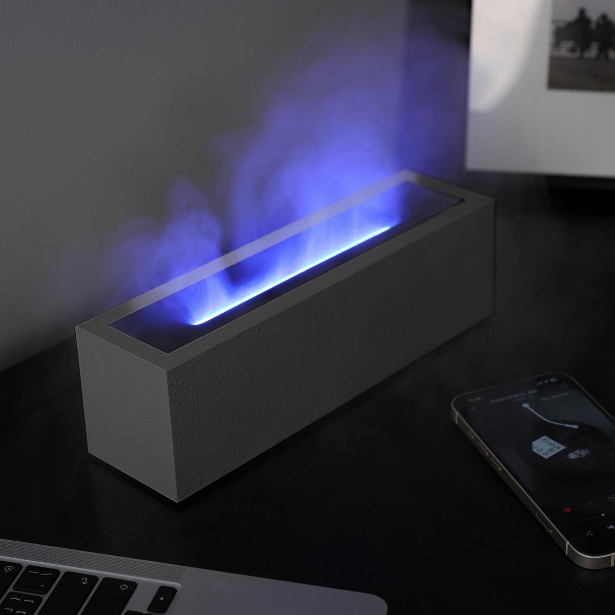 Difuzér FIRE & MORE - antracitová, Design, plast (24,7/6,6/7,7cm) - Mömax