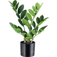 Kunstpflanze H: 36 cm - Schwarz/Braun, Design, Kunststoff (36cm) - P & B