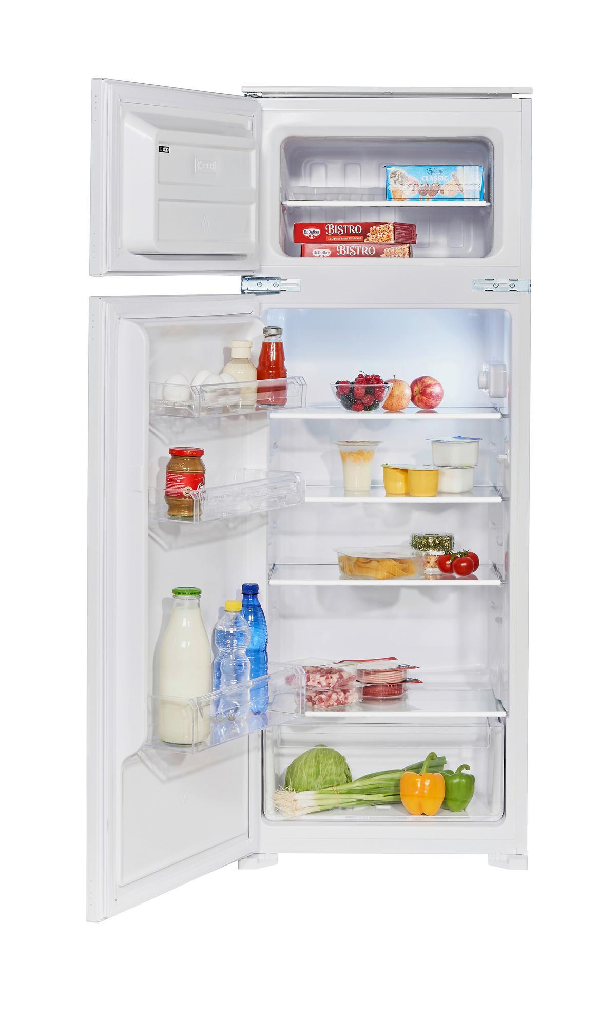 Kühl-gefrier-kombination Weiß B: 54 Cm - Weiß, Basics, Kunststoff (54/145/54cm) - PKM