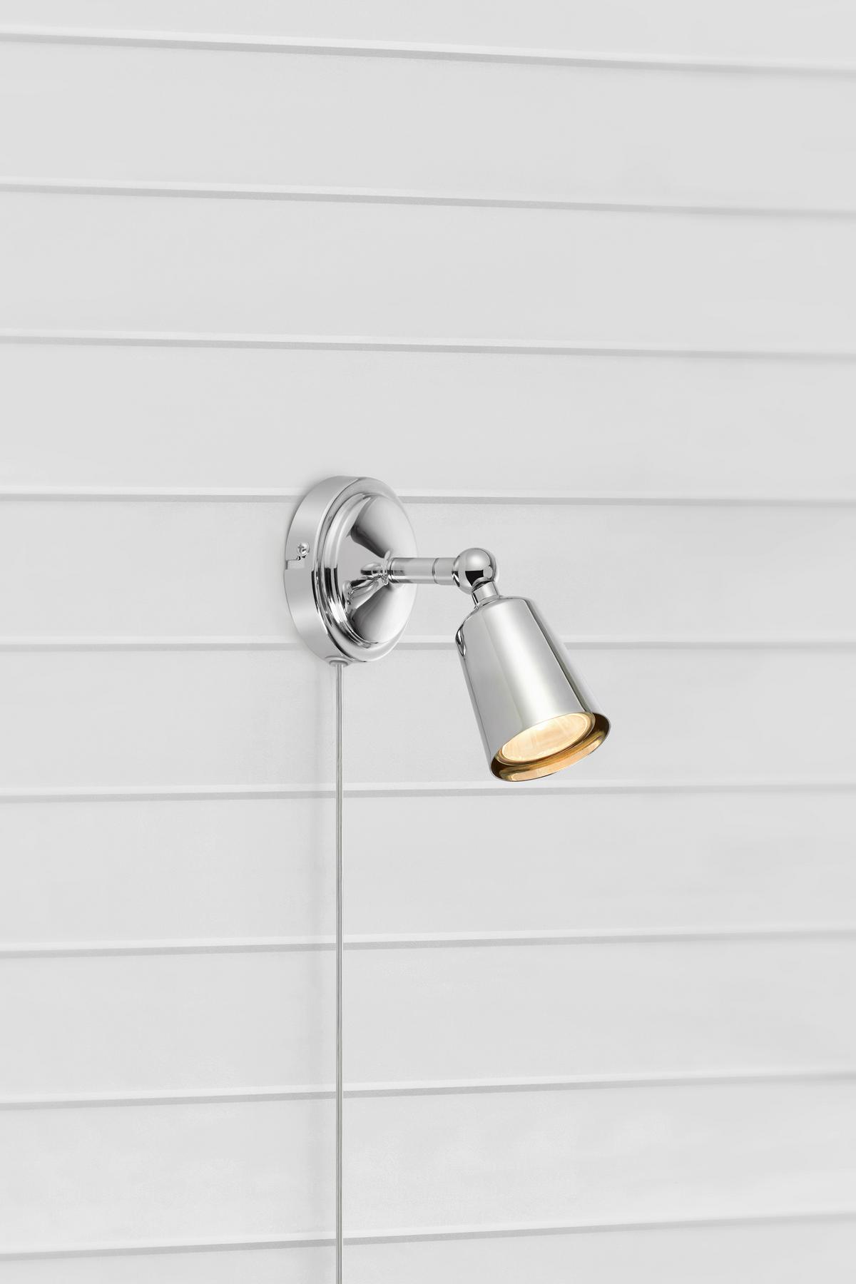 Wandleuchte Markslöjd Tiny Wall 1l Chrome - Chromfarben, Design, Metall (9,5/11/15,5cm) - Markslöjd