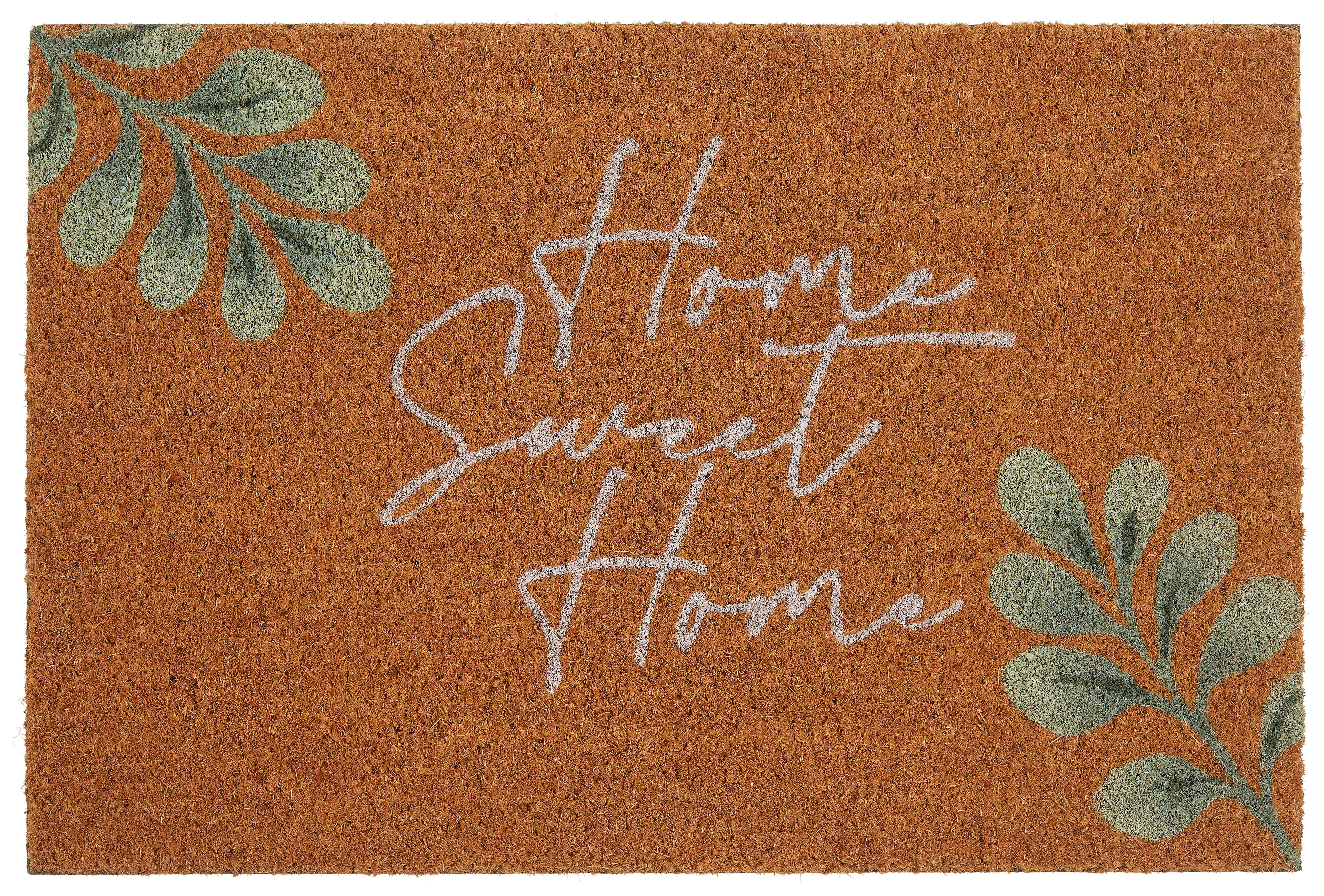 Rohožka Home Sweet Home, 40/60cm - hnedá, Lifestyle, textil (40/60cm) - Mömax