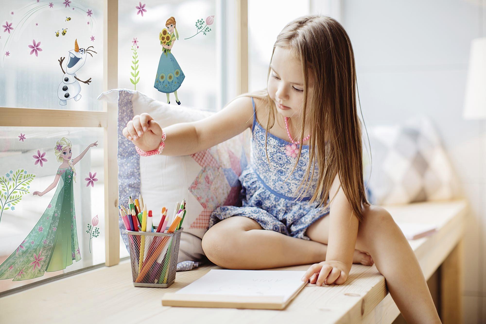 Fensterbild Frozen - Multicolor, LIFESTYLE, Kunststoff (31/31cm)