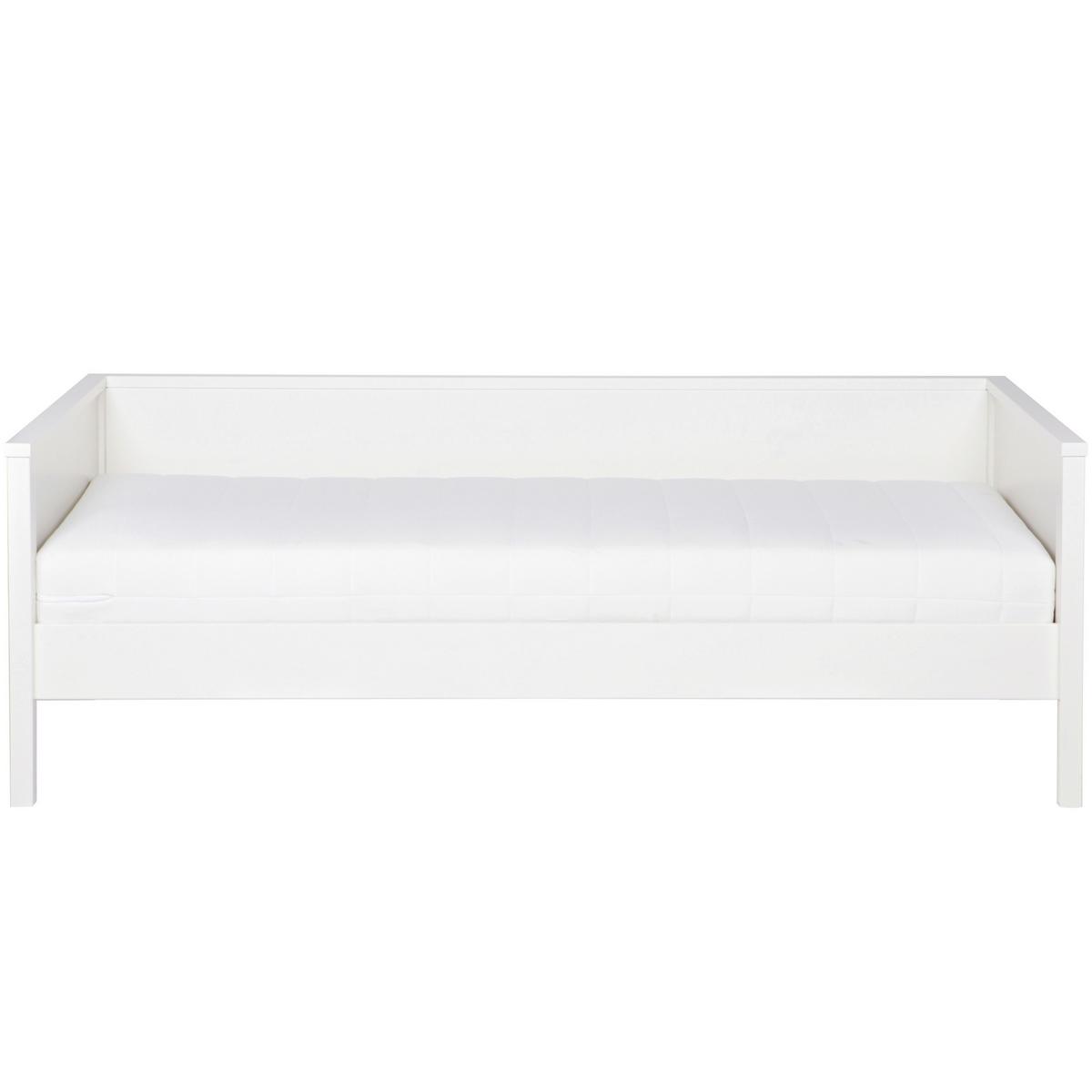 Bett Nikki Weiß 90x200cm - Weiß, Basics, Holz (90/200cm) - MID.YOU