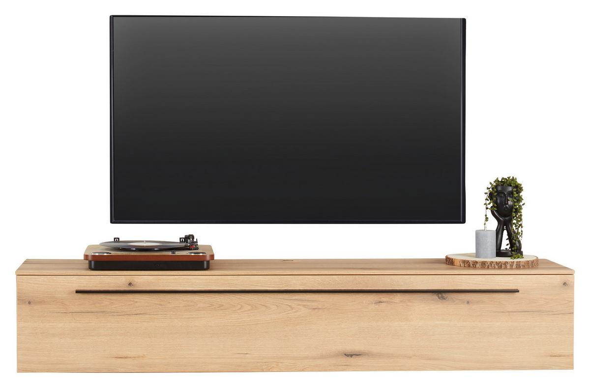 Tv-element Mateo - Eichefarben, MODERN, Holzwerkstoff/Kunststoff (180/41/40cm)