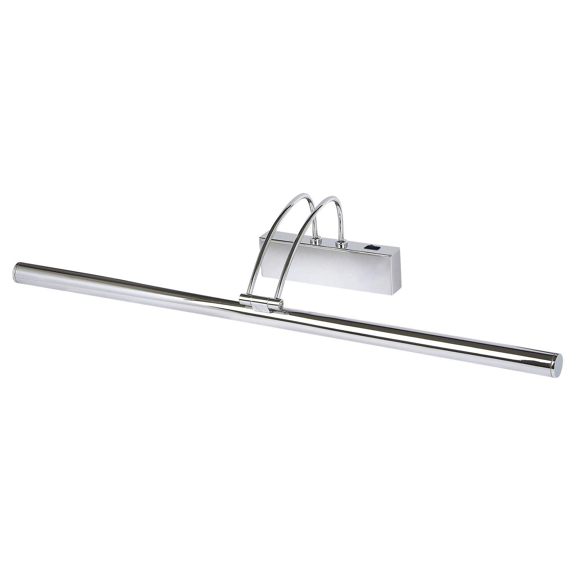 Led-bilderleuchte 8343cc Majorca - Chromfarben, KONVENTIONELL, Kunststoff/Metall (68/12/20cm)
